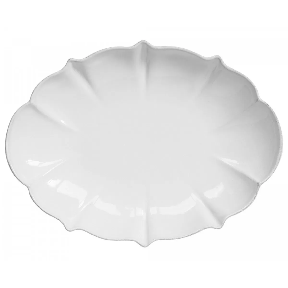 Astier de Villatte Plats, Saladiers & Coupes>Plat Oval Drape