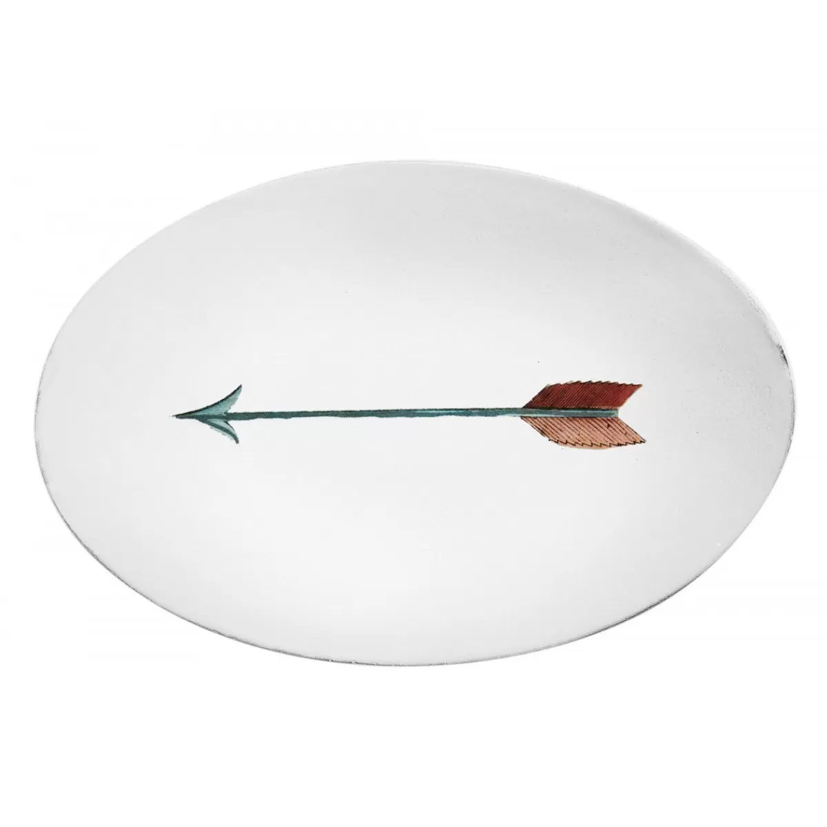 Astier de Villatte Plats, Saladiers & Coupes>Plat Oval Fleche