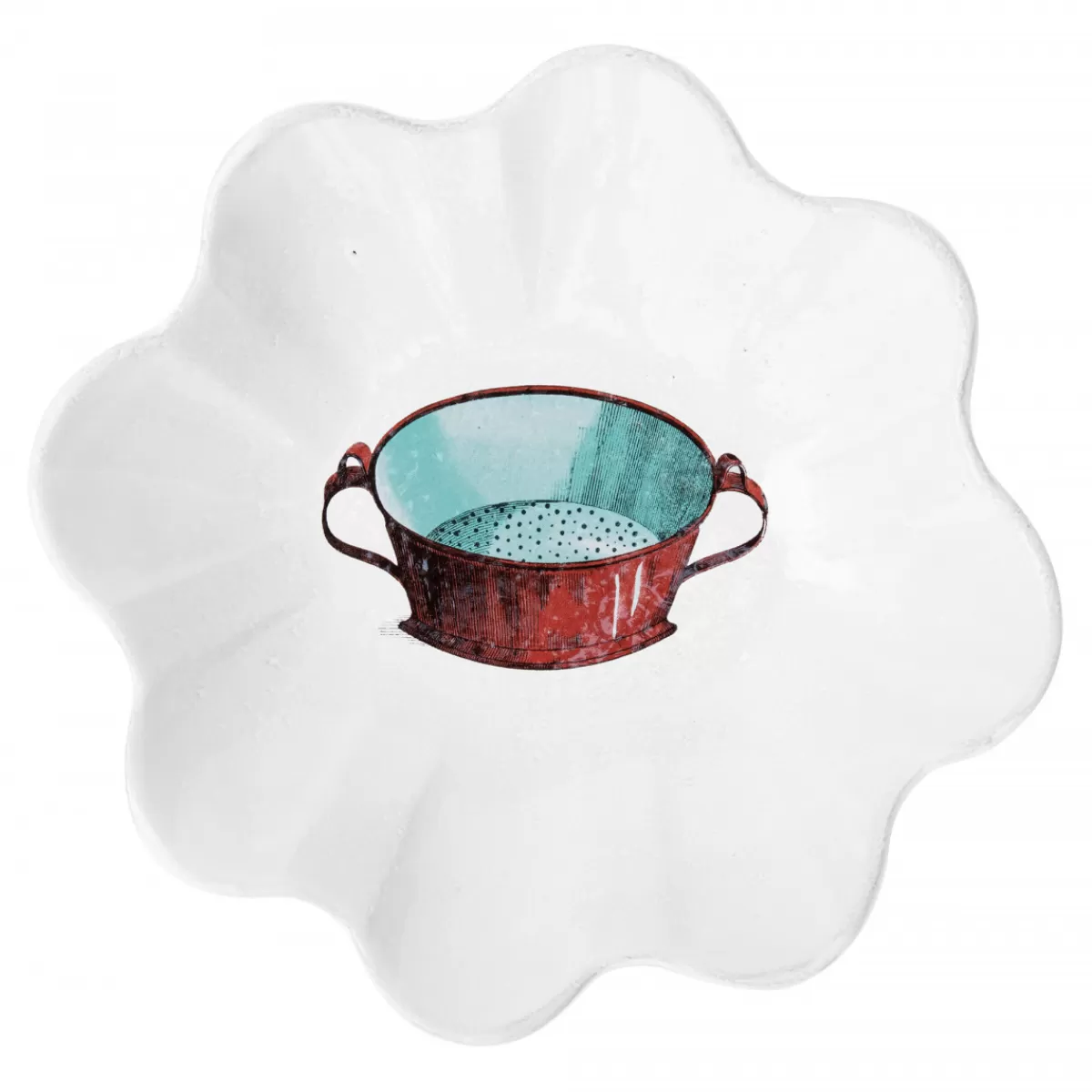 Astier de Villatte Plats, Saladiers & Coupes>Plat Passoire