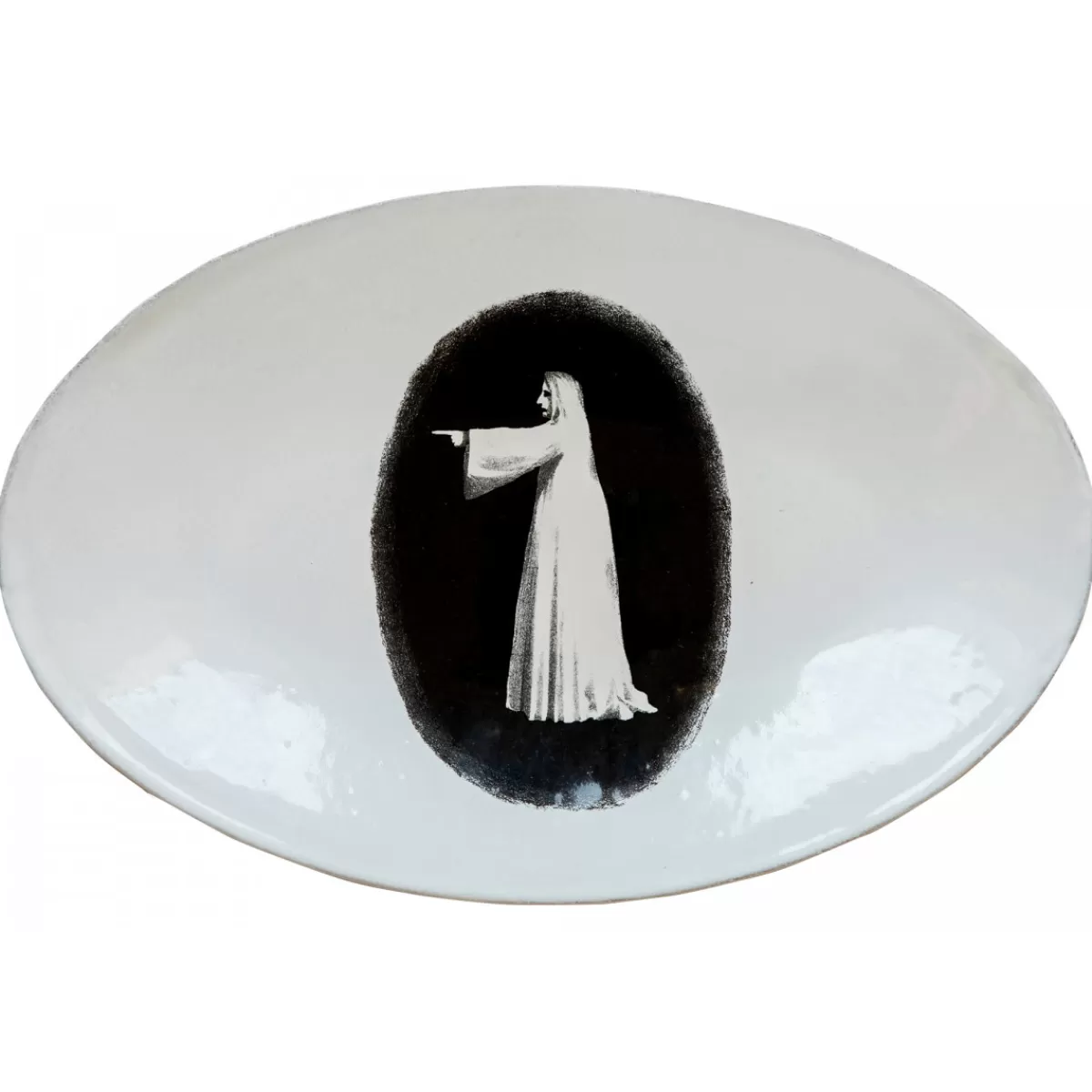 Astier de Villatte Plats, Saladiers & Coupes>Plat Phantom A Gauche